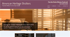 Desktop Screenshot of ahshutters.com
